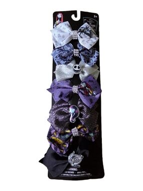 Nightmare Before Christmas - Kids Bow Hair Clip Set - 7 Pc